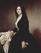 Francesco Hayez Portrat der Matilde Juva-Branca France oil painting artist